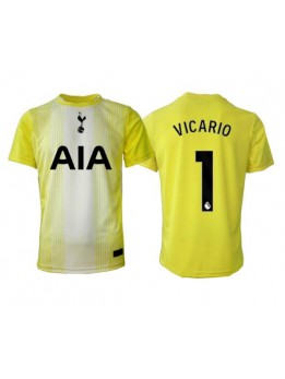 Tottenham Hotspur Guglielmo Vicario #1 Golmanski Rezervni Dres 2025-26 Kratak Rukavima Tottenham Hotspur Guglielmo Vicario #1 Golmanski Rezervni Dres 2025-26 Kratak Rukavima